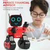 ElectricRC Animais Som interativo Modo de toque Robô RC 24G Programação inteligente Inserir moedas Gravação de voz Cantar brinquedos de dança para menino menina 230825