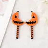 Charms 10st Halloween Charms Creative Acrylic Pumpkin Jewelry Findings Earring Pendant Necklace DIY Making Accessories 230826