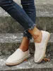 Nuovo per le scarpe femminili 2022 vestito reale espadrilles gomma sapatos zapatillas mujer slip on woman comode twoe rotond toe t230826 100