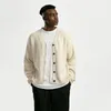 Men's Sweaters Factory Stock Supply Simple Casual Cotton Knitted Sweater Long Sleeve Cardigan