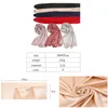 Банданас Durag Luxe Plain Satin Silk Hijab Scarf Women Женщины Большой размер платцы мусульманский головной платок обертывание турбаны сплошные повязки повязки Bandana Bufandas 230825