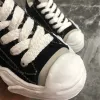 أحذية أسطوانة عالية شارع الأحذية السميكة القماشية Mihara Men Sneakers Lace-Up Yasuhiro الرجال الأحذية النسائية غير الرسمية