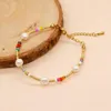 Strand Vlen Booh Fashion Natural Freshwater Pearl Bracelet for Women Hight Gold Color Miyuki Seed Beads Dainty Pulseras Mujer