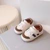 Babyschoenen DIMI LenteHerfst Baby Peuter Schoenen Zacht Ademend Microfiber Leer Baby Sneakers 03 Jaar Platte Walker 230825