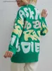 女性用セーターズ女性セーター丸い首長い袖のニットプーアウトトップ2023秋/冬ウォームニットジャンパー女性服t230826
