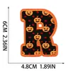 Väskdelar Tillbehör stryk på Halloween broderi bokstäver för kläder baseballsportälskare jackor Applique dekoration 230826