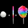 Other Event Party Supplies 10 20 30 40 50 PCS Colorful LED Glow Sticks Cotton Candy Cones Reusable Glowing Marshmallows Light Tubes Props 230826