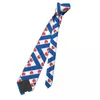 Bow Ties Friesland Flag Necktie Unisex Polyester 8 Cm Netherlands Dutch Holland Neck For Mens Classic Accessories Cravat Wedding