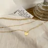 Collier Vintage sur la chaîne de cou, bijoux pour femmes, accessoires superposés pour vêtements pour filles, cadeaux esthétiques, pendentif à la mode, vente en gros, YMN005