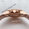 GMT Ceramic Men's Watch 116718 40mm Rose Gold 904L Cal.3186 Movement Night Glow Waterproof Sapphire Automatisk mekanisk klocka