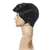 Synthetic Wigs Short Wigs for Men Synthetic Hair Black Wig with Bang Halloween Costume for Man Wig Cosplay Carnival Party x0826