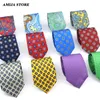 Gravatas Gravatas Soft Vintage Gravata Caju Flor Gravata para Homens Laranja Verde Paisley Geométrico Bowtie Design Casamento Business Party Terno Accessor 230825