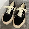 merk Maison Mihara Yasuhiro opgeloste schoenen MMY canvas schoenen voor heren en dames dikke zool lage top klassieke pure zwart-witte boardschoenen