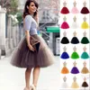 4 Layers Tulle Adult Tutu Skirt Flare Puffy Petticoat Dress Princess Ballet Sous Robe Mariage Lolita Dress Party Prom Gown