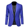 Costumes pour hommes Blazers Mode Hommes D'affaires Jolie Blazer Blanc Rouge Vert Noir Couleur Unie Slim Fit Veste De Mariage Marié Costume Manteau M-6XL 230825