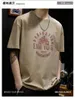 Camisetas masculinas M4460 T-shirt de manga curta verão solto homem gordo tamanho grande algodão de meia manga
