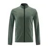 Manteau de sport pour hommes automne/hiver Yoga Fitness course à pied fermeture éclair manches longues sweat à capuche décontracté manteau à séchage rapide