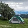 Tentes et abris Tente de camping familiale en plein air avec double toit amovible pour la randonnée, coupe-vent, dôme étanche, confort 230826