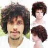 Synthetische Perücken für Männer, lockig, synthetische kurze Perücken für Herren, tägliche Perücke, gemischt, männlich, lockig, natürliches Cosplay-Haar, hitzebeständig, atmungsaktiv x0826