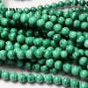 Perles Meihan Malachite naturelle 7.58mm 88.5mm perles rondes lisses populaires pierre pour la fabrication de bijoux conception Bracelet à bricoler soi-même