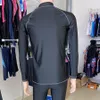 Noś Banfei Szybki suchy długi rękaw Rashguard Men Tops Swimpit Suit Suit UPF 50+ Plażetowa strażnik nurkowy dla mężczyzn