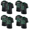 1 Jalen Hurts Maillots de football cousus Jason Kelce DeVonta Smith Brown Brian Dawkins Randall Cunningham Haason Reddick hommes femmes jeunesse noir maillot personnalisé