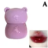Lip Gloss Bonito Urso Cristal Esmalte Estilo Dos Desenhos Animados Jelly Batom Líquido Longa Duração À Prova D 'Água Copo Antiaderente Mulheres Maquiagem Matizada
