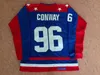 Film vintage Mighty CCM Hockey Jerseys 96 Charlie Conway 99 Adam Banks 21 Dean Portman 44 Fulton Reed 33 Greg Goldberg 8 Teemu Selanne 9 Paul Kariya Cousu Taille S-3XL