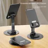 Supporto per telefono cellulare Supporto per tablet da tavolo in lega di alluminio per iPhone Xiaomi Supporto da scrivania pieghevole universale per telefono cellulare