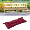 Pillow Thick Cotton Filling Polyester Fabric Soft Thicken Outdoor Bench Non-slip Elastic Comfortable For Garden