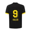 サッカージャージ202324ドルトムント50年サッカージャージー2024 Fnmecha Haller Reus Hazard Brandt Shirt Mens can Witsel reyna adeyemi nschlotterbeck sabitze