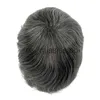 Perruques synthétiques Super mince peau naturelle remplacement de cheveux humains hommes toupet système de cheveux perruques vendeur pour hommes x0826