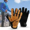 Guantes de ciclismo cinta de sujeción acogedora escalada en roca elástica para deportes al aire libre