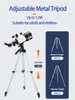 Telescopios Telescopio astronómico profesional 150 veces para monocular espacial Ocular de 70 mm Binoculares potentes Visión nocturna Star Camping 230825