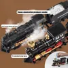 ElectricRC Smoulation Train Diret Dother Retro Steam Electric Bless Bless Speed ​​Speed ​​Smoking Детские игрушки 230825