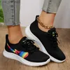 Klänningskor Nya kvinnor sneakers 2023 Summer Autumn High Heels Ladies Casual Shoes Women Wedges Platform Shoes Kvinnliga Tjockbottentränare T230826