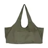 Borse da esterno Borsa per tappetino yoga in tela per uomo Allenamento Sport Gymtas Viaggio Carry On Camping Verde militare