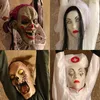 Andra evenemangsfestleveranser Halloween Decoration Style Electric Toys Hanger Clown Nurse Witch Voice Control Horror Props 230825