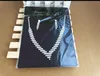 16 Stijl Bruids Bruiloft Kristal Strass Hanger Ketting Oorbellen Sieraden Sets Bruids Sieraden Accessoires ZZ