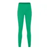 Nieuwe effen kleur dames yogabroek hoge taille sportfitnesspak strakke broek elastische fitness dames buitensportbroek