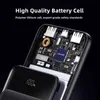 USAMS 20W Power Bank 30000mAh Type C PD Charge rapide Powerbank 20000mAh Chargeur de batterie externe portable pour iPhone iPad Q230826