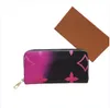 Кошелек Роскошный дизайнерский женский кошелек Shibori Tie Dyed Envelope Style 2023 Летняя женская модная сумка Многоцветная Lo211S