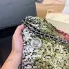 Designer damsenshoulder torebka kolorowa cekina 22 torba na śmieci srebrne metalowe zapięcie luksusowe torebkę łańcuch Matelasse łańcuch po przekątnej torbie na ramię makijaż sacoche 30/35 cm
