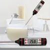 Other Kitchen Dining Bar Kitchen Food Baking Digital Thermometer Electronic Probe Type Digital Display Liquid Grill Thermometer 230825