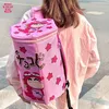 School Bags Kawaii Crayon Shin Chan Plush Bag Cartoon Cute Backpack Top Opening Zipper Shoulder Anime Toys for Girl Birthday Gift 230826