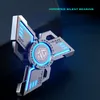 Trottola Smart Hand Spinner Fidget Toys Dito luminoso Lama rotta Tecnologia nera Giocattolo antistress per adulti Bambini 230826