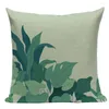 Pillow Tropical Leaves Home Decor Upholstery Floral Throw Retro Covers Sofa Pillowcase 45x45 Tortoise Textile 2023 E2217