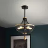 Hängslampor lampor vintage heminredning kök led belysning kreativ järn lyxlampa vardagsrum konst hängande industriell