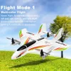 ElectricRC Самолет XK X450 24G 6CH 3D6G RC Самолет Вертикальный взлет со светодиодным светодиодным самолетом RTF для мальчиков 230825