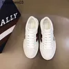 Frühling und Herbst Ballys neue echtes Leder Herrenschuhe Rindsleder vielseitige koreanische Version Casual Sportschuhe kleine weiße Schuhe Board Schuhe Trend